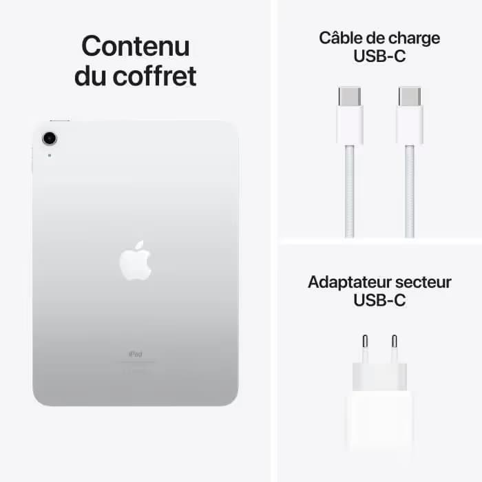 Apple - iPad 10È - 10.9" - WiFi - 64 Go - Argent 2