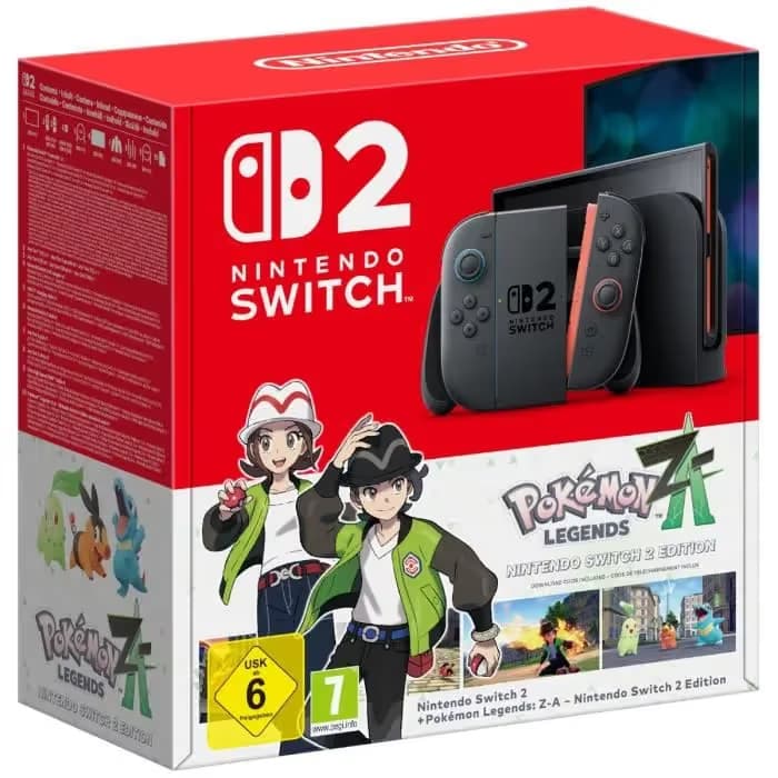 Console Nintendo Switch 2 - Bleu Clair & Rouge Clair + Légendes Pokémon: Z-A (Code) 1