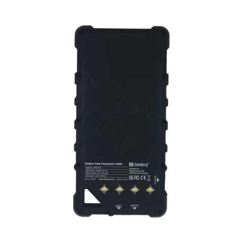 Power Bank Solaire SANDBERG 16000 MAH - Noir 4