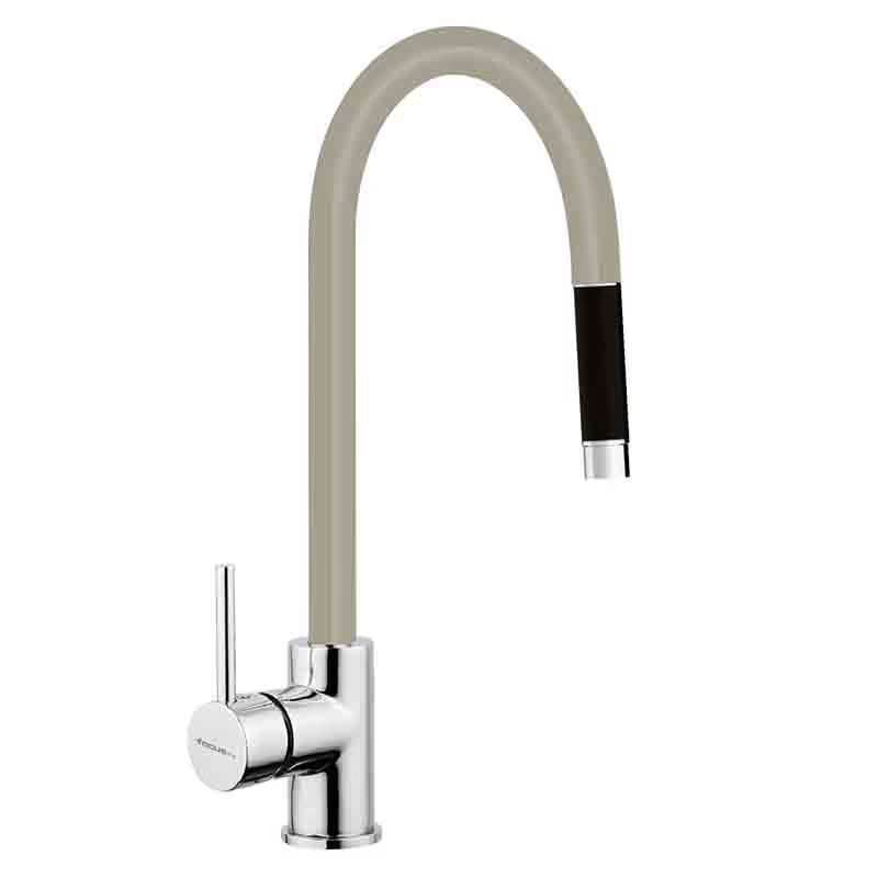 Mitigeur D'évier FOCUS Avec Douchette SMART 110 A - Grège