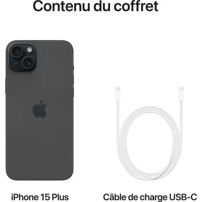 iPhone 15 Plus 128Go - Noir 3