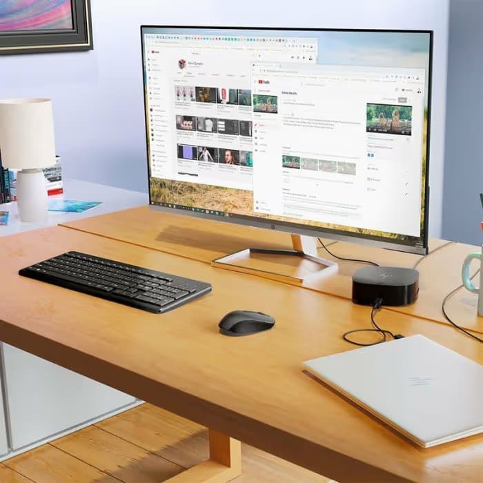 Ensemble Clavier & Souris sans Fil HP 330 Combo AZERTY Arabisé - Noir 2