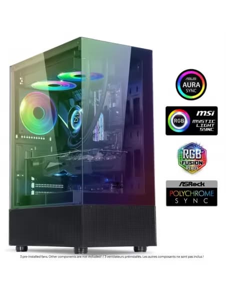 Boitier Gamer Spirit of Gamer Spectra ARGB+120MM - Noir 5