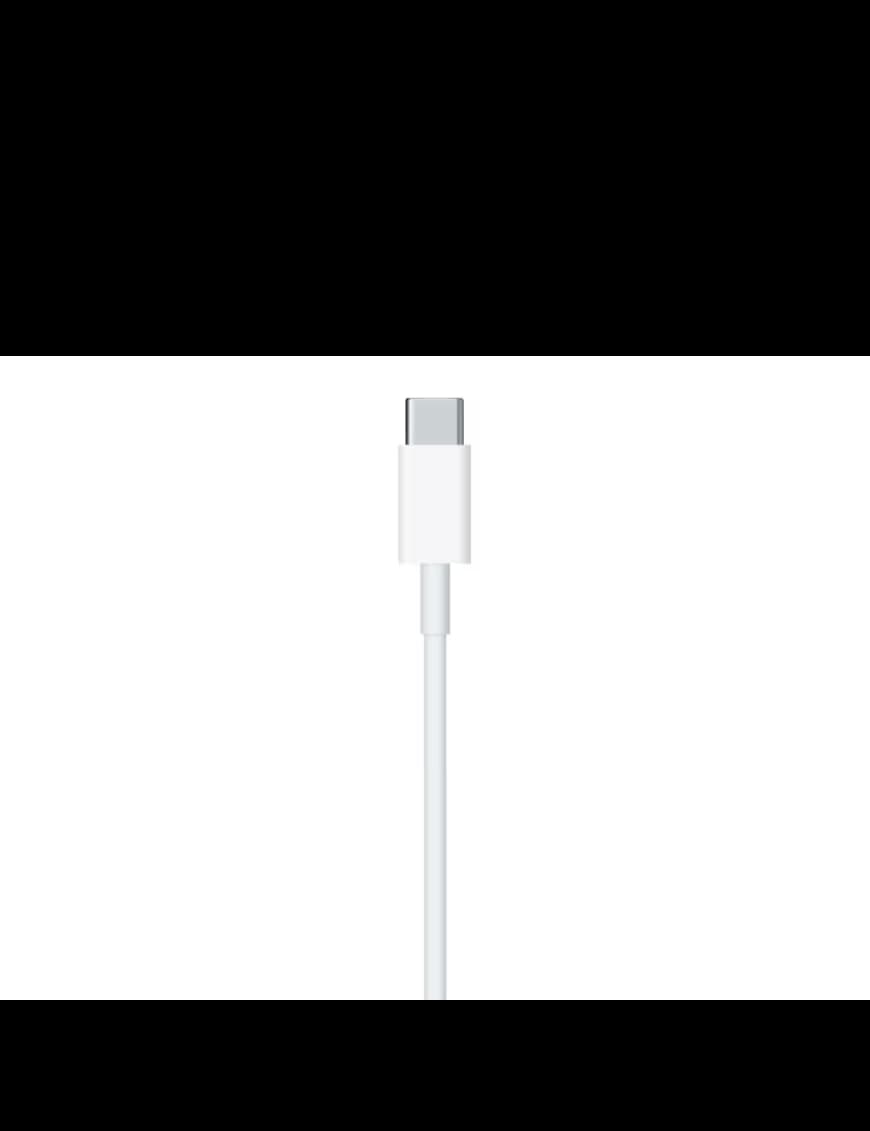 Cable de charge Apple USB-C vers Lightning 1M - Blanc - MM0A3ZM/A 3