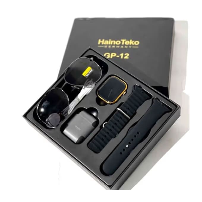 Montre Connectée Haino Teko  GP12- Double Bracelet +Ecouteurs sans fil 1