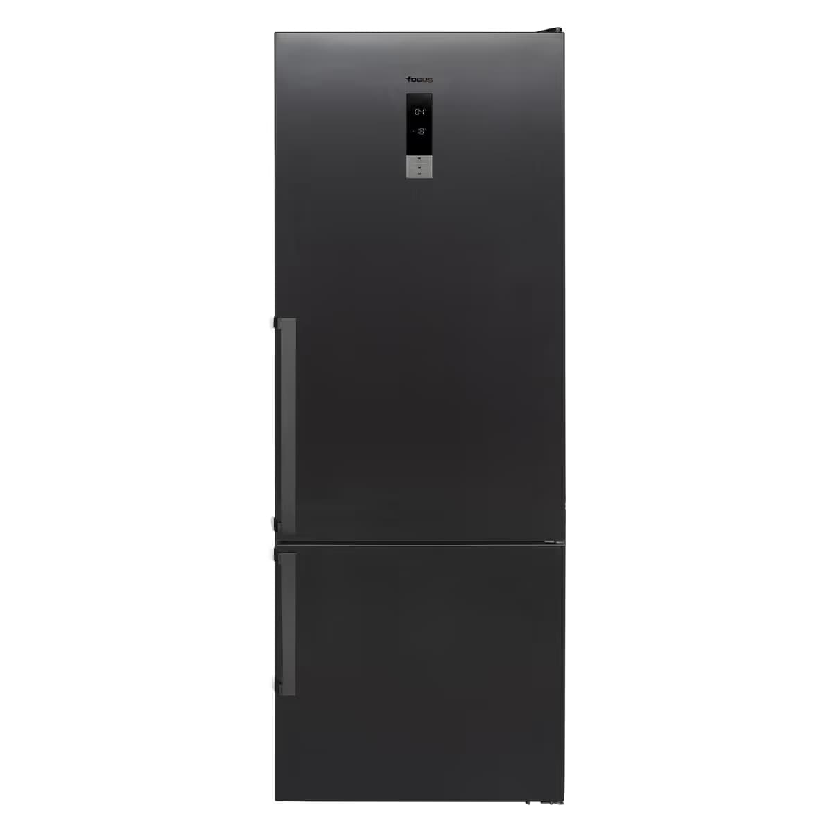Réfrigérateur Combiné FOCUS SMART-4870 500L NoFrost - Dark Inox  1