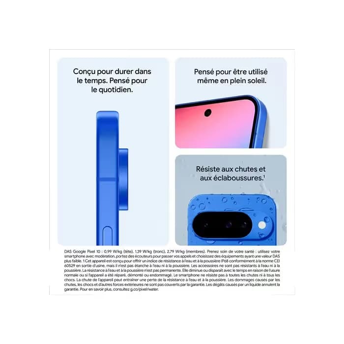 Smartphone Google Pixel 10 128Go - Bleu 4