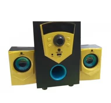 Enceinte Gold Sound GS 212 - Noir & Jaune 1