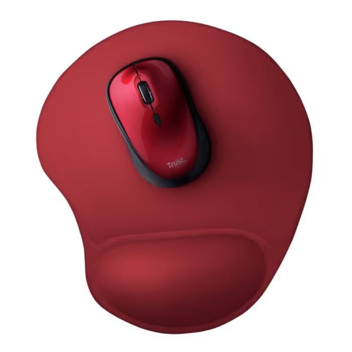 Tapis De Souris Gamer Trust Bigfoot avec repose-poignet -Rouge 1