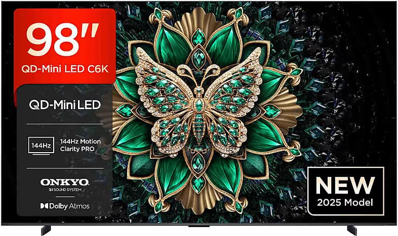 TV TCL C6K 4K UHD Smart TV Mini LED 98" - Noir