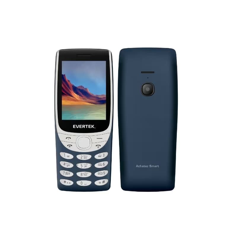 Téléphone Portable EVERTEK E3228 - Bleu