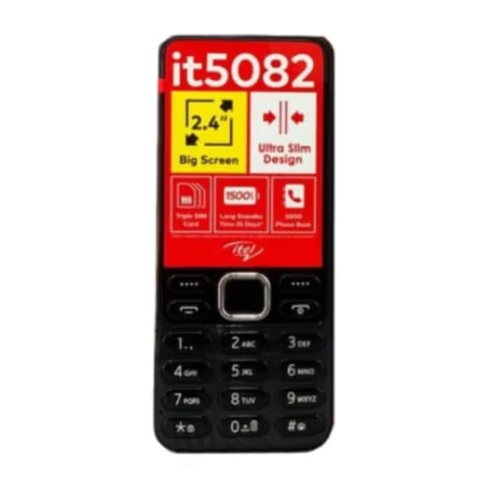 Téléphone Portable ITEL it5082 - Noir