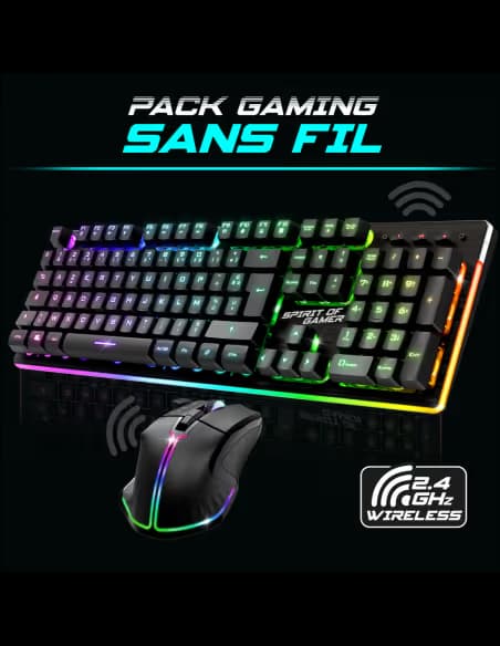 Ensemble Clavier & Souris Gamer Spirit Of Gamer Ultimate 600 - Noir 3
