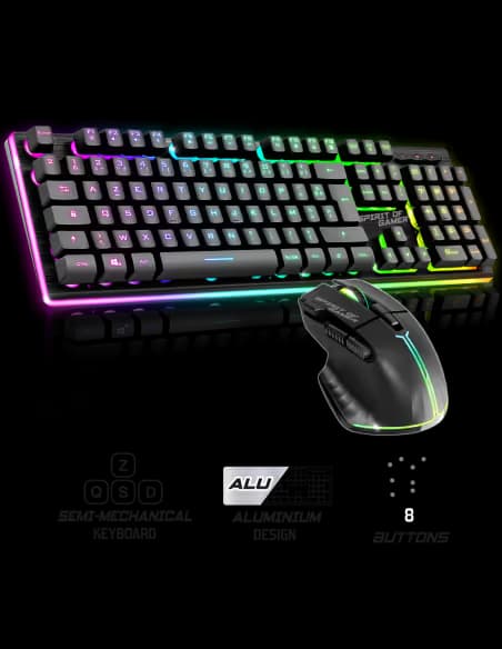 Ensemble Clavier & Souris Gamer Spirit Of Gamer Ultimate 600 - Noir 2