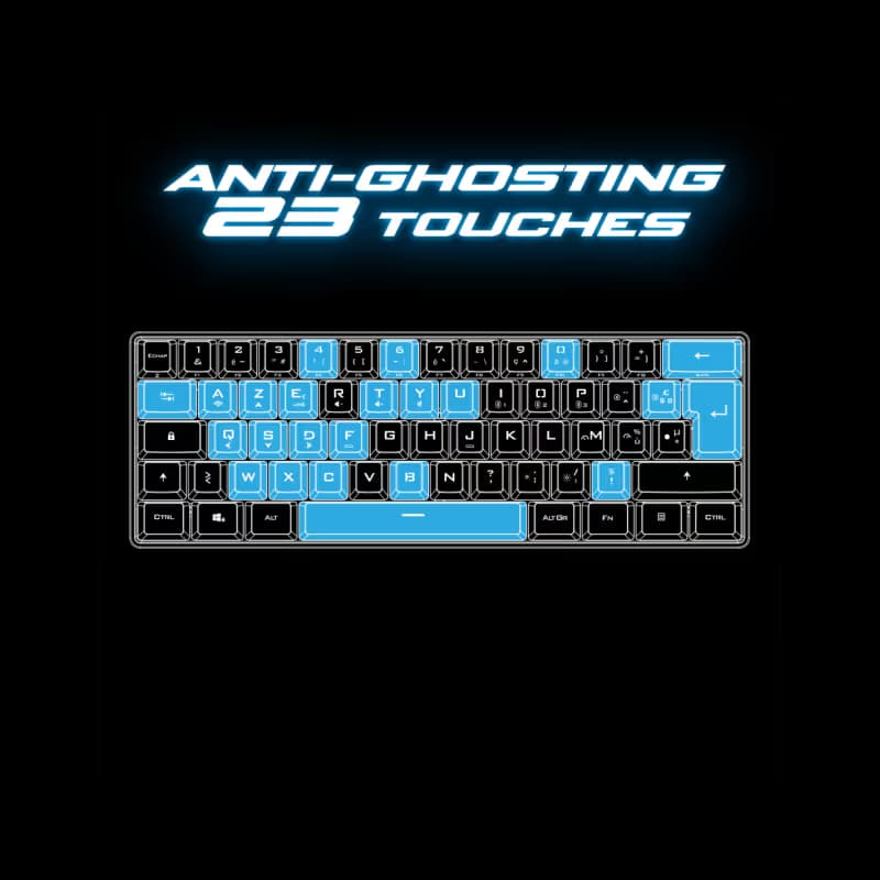 Clavier Gamer Sans Fil Spirit Of Gamer Elite-K50 RGB - Noir 1