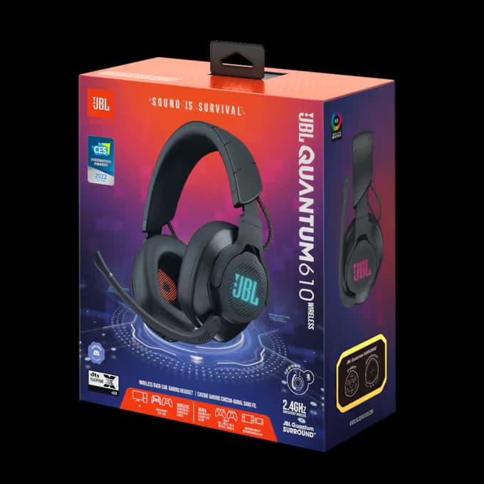 Casque Gamer Circum-auriculaire sans fil JBL Quantum 610 Noir 4