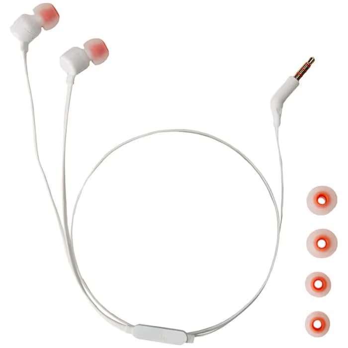 Écouteur Filaire JBL T110 - Blanc 2