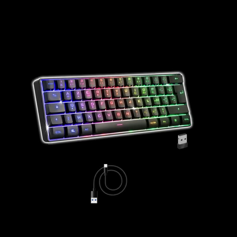 Clavier Gamer Sans Fil Spirit Of Gamer Elite-K50 RGB - Noir 2