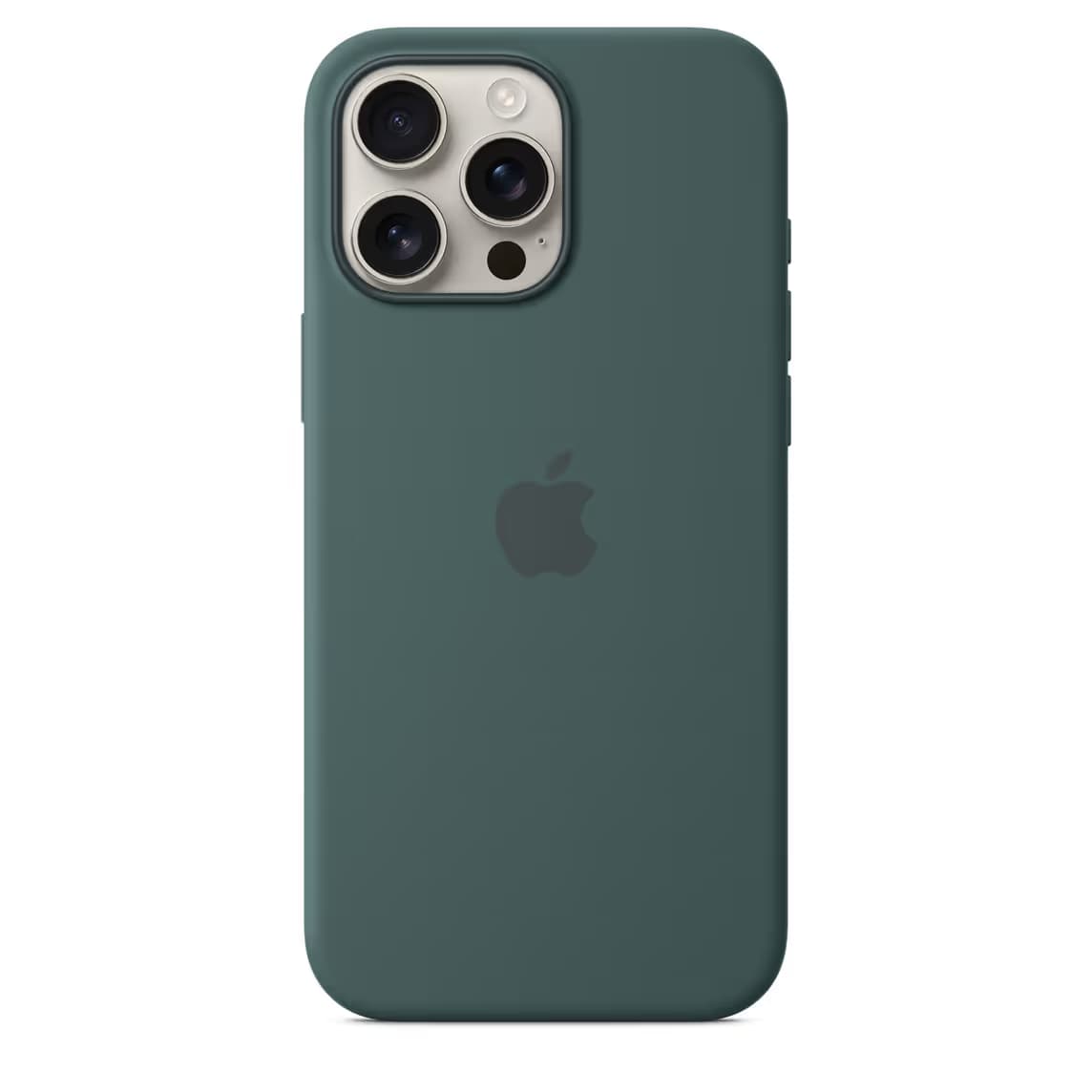 Coque en Silicone MagSafe pour iPhone 16 Pro Max - Vert nuit 2