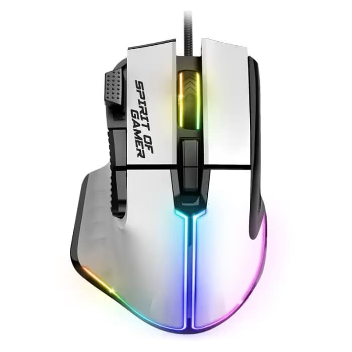 Souris Gaming Filaire Spirit Of Gamer Pro-M5 RGB - Blanc 1