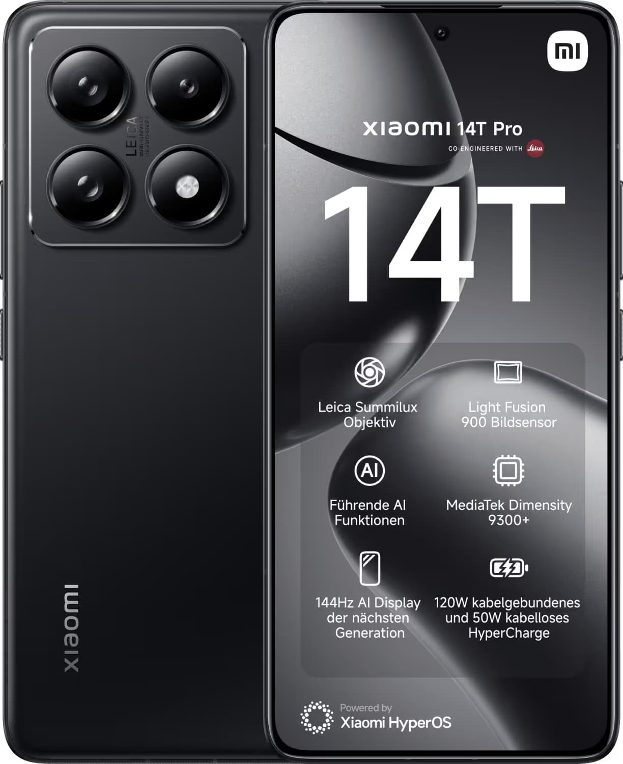 Xiaomi 14T Pro 5G 12Go 512Go - Noir Titane