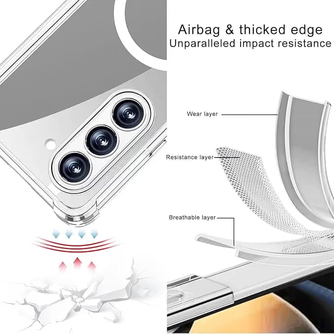 Coque en Silicone MagSafe pour SAMSUNG Galaxy Z Fold5 4