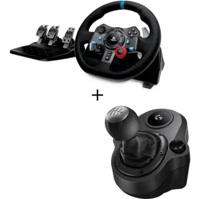 Logitech Volant G29 + Levier de Vitesse Driving Force Shifter- Compatible PS5-PS4 et PC 2