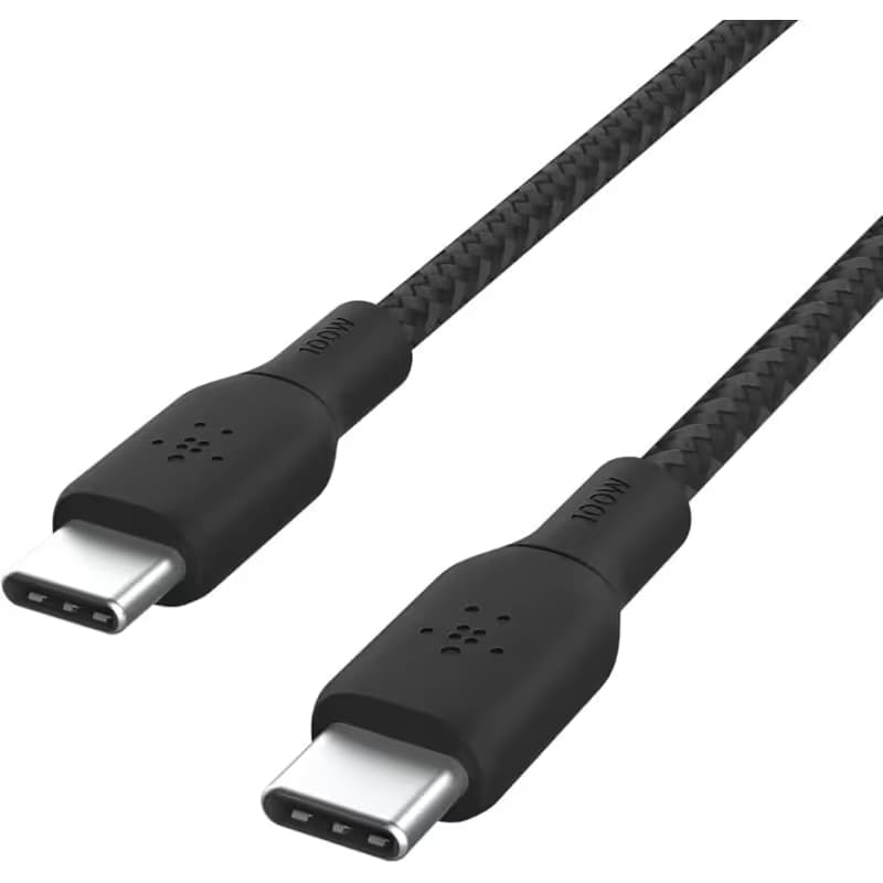 Câble Chargeur Belkin USB-C vers USB-C 1m 100W - Noir 1