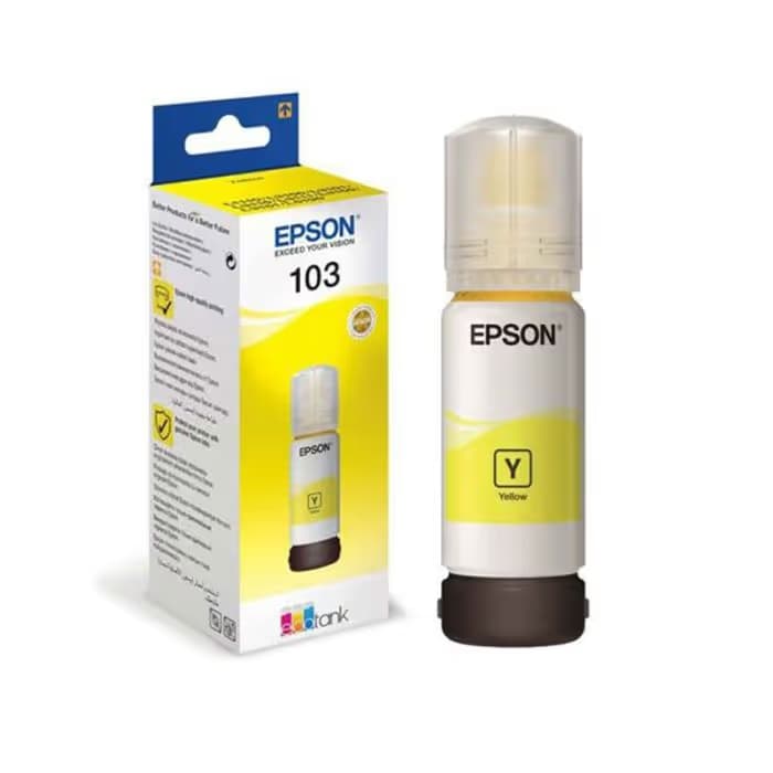 Bouteille d'Encre Original Epson EcoTank 103 - Jaune 2