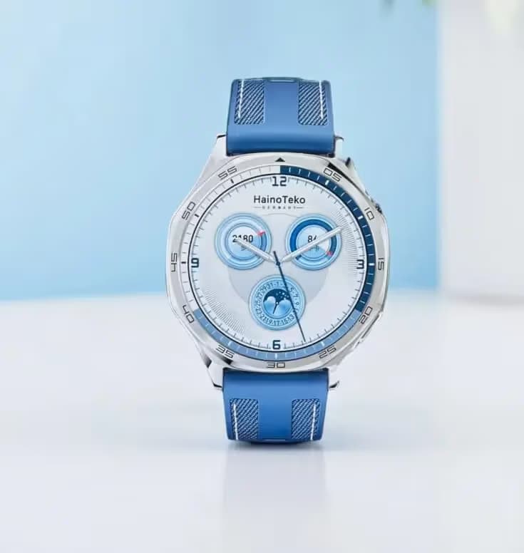 Montre Connectée Haino Teko  GT5 Max avec 3 Bracelets- Bleu 1