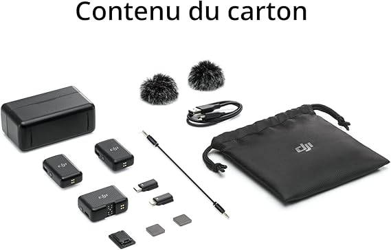 DJI Mic Mini (2TX+1RX+ Boitier de Recharge )