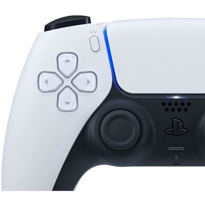 Pack PS5 Digital : Console PS5 Digitale (Modèle Slim) + 2ème Manette sans fil PS5 DualSense Blanche