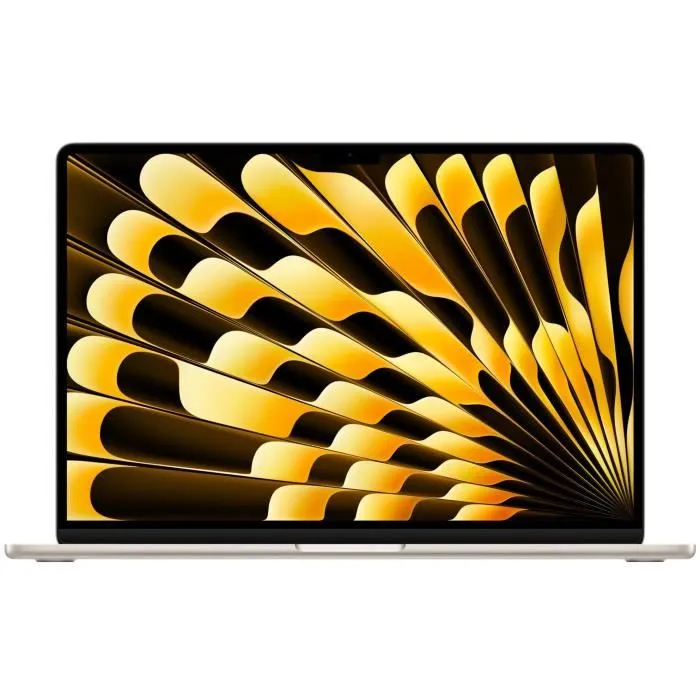 Apple - 13,6" MacBook Air M3 (2024) - RAM 8Go - Stockage 256Go SSD - Lumière Stellaire