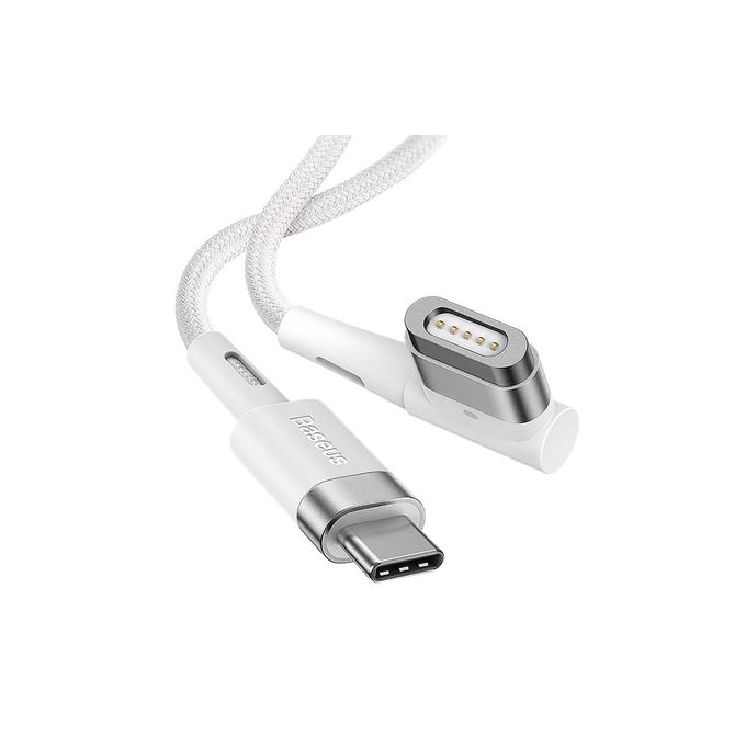 Câble de charge magnétique 60W Type-C Vers Ports en forme de L - Compatible Apple MacBook