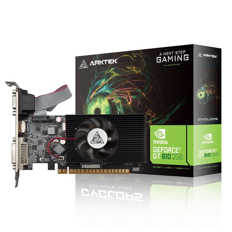 Carte Graphique Arktek GT610 DDR3 2Go 64BIT SINGLE FAN