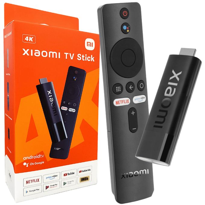 Xiaomi TV Stick 4K HDMI 4K Ultra HD Android Noir