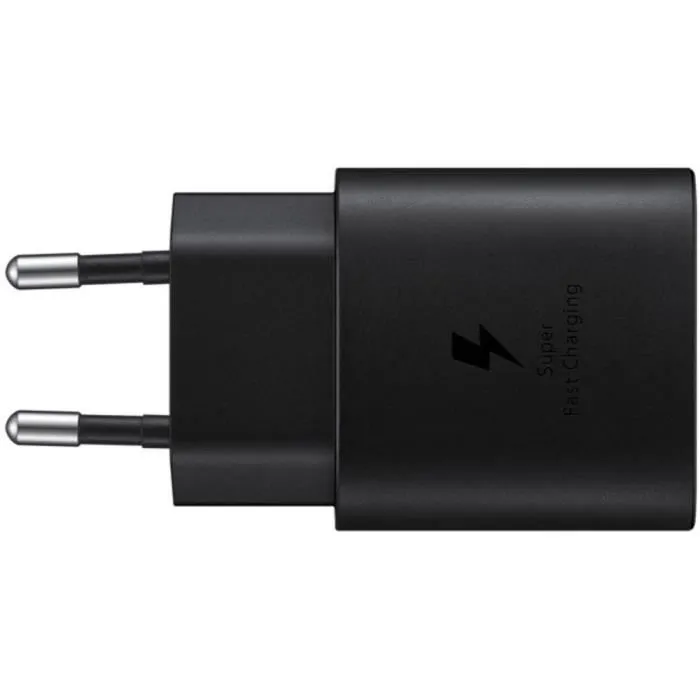 SAMSUNG Chargeur secteur Ultra Rapide 45W Noir + câble c/c