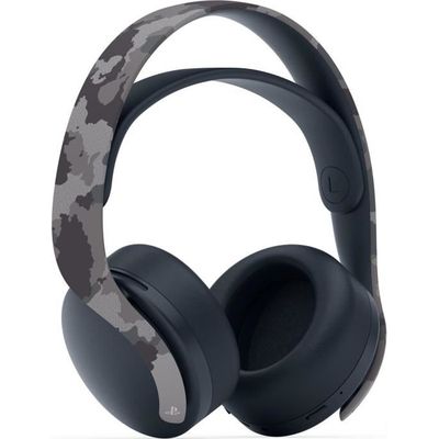 Casque-Micro Sans-Fil PULSE 3D Gris Camouflage pour PS5 - Compatible PS4