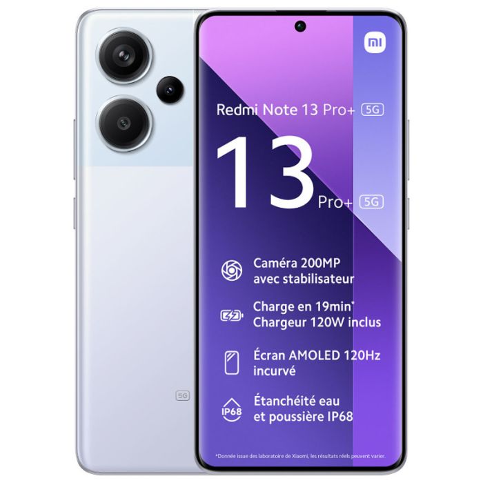 Xiaomi Redmi Note 13 PRO+ 5G 12GO 512GO - Violet