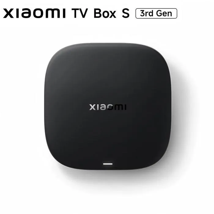 Xiaomi Mi TV Box S 3ème Génération 4K UHD 2Go RAM 32Go ROM - Noir