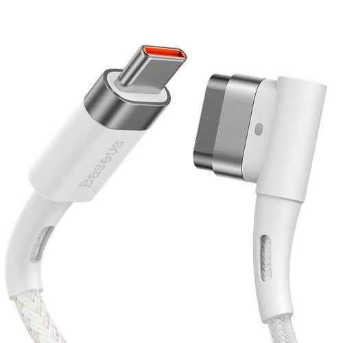 Câble de charge magnétique en zinc Type C à L - 60 W - Compatible avec MacBook