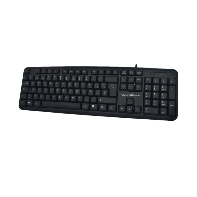 Clavier Filaire StarWave KB1014 AZERTY Noir