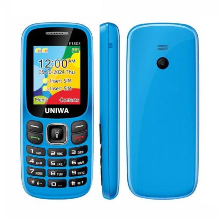 Téléphone Portable Uniwa E1803 - Bleu