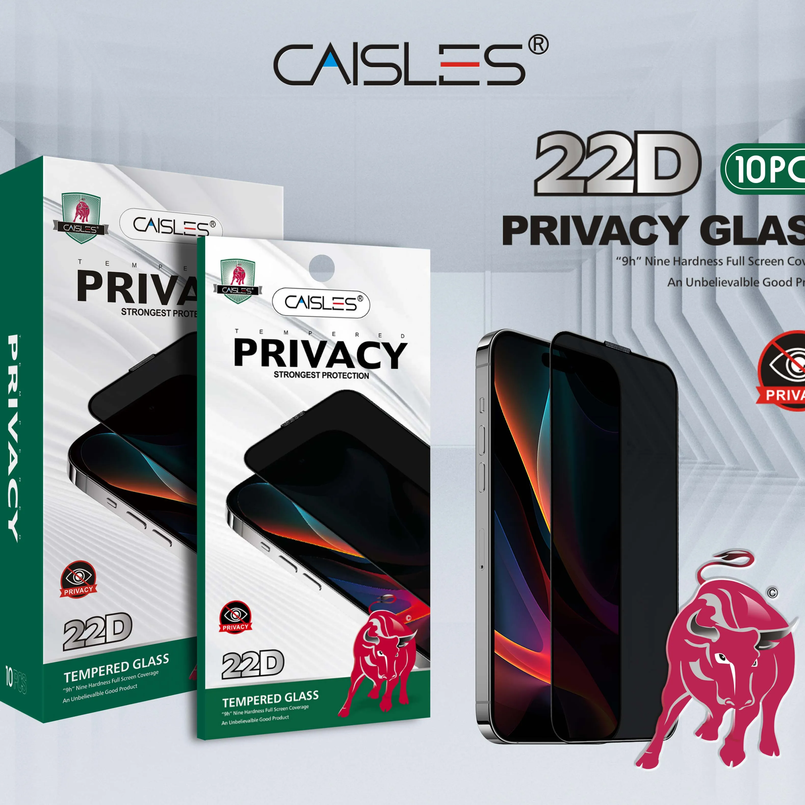 Film de Protection CAISLES PRIVACY pour  iPhone 16 Pro