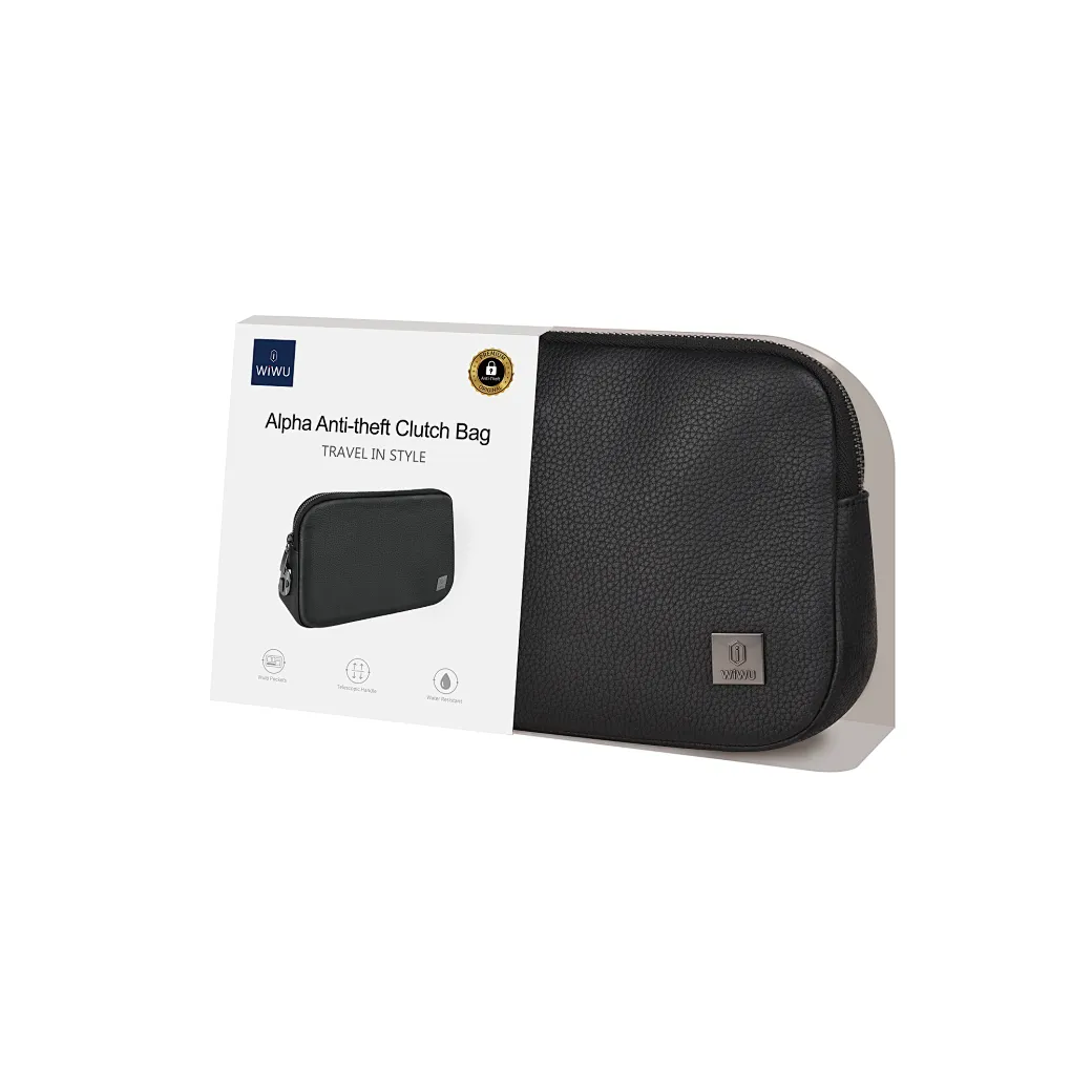 Pochette Antivol  WiWu Alpha- Noir