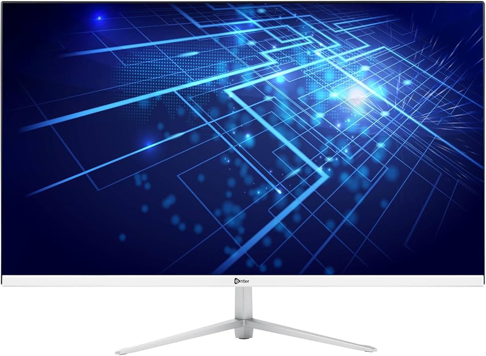 Écran Enter 27" Wide Led HD VGA  HDMI Multimédia 75Hz E-MO-A014 - Blanc