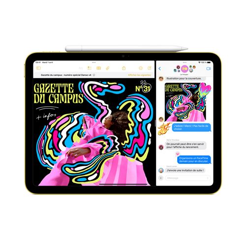 Apple - iPad 11" A16 128 Go 5G 2025 - Argent