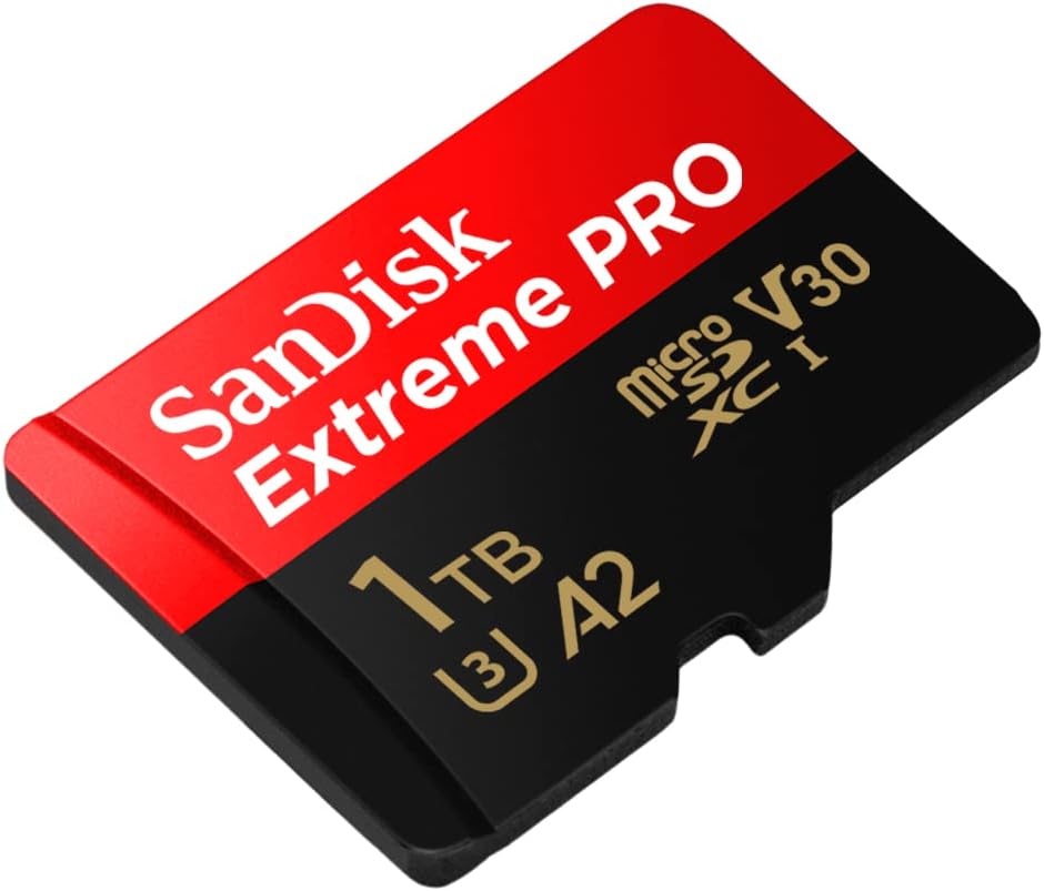 Carte Mémoire SanDisk Extrême Pro 1To + Adaptateur