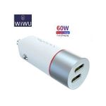 Chargeur de voiture 2 USB-C PD 60W  - WIWU - WI-QC023