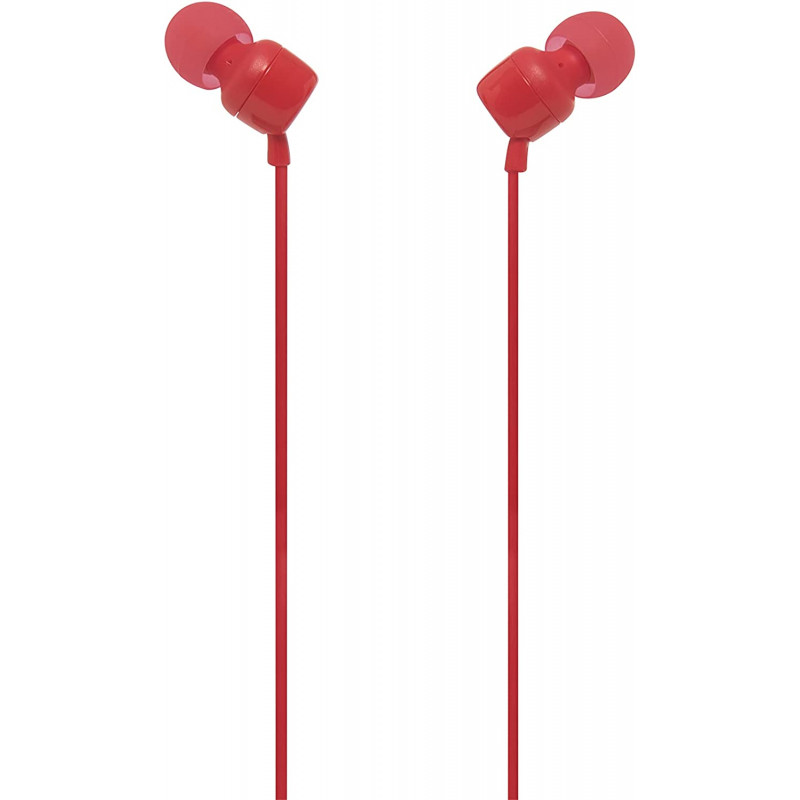 Écouteur Filaire JBL T110 Rouge